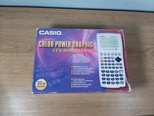 Casio CFX-9850GC + WE Colour Power Graphic Engineering Calculator + Manual Box