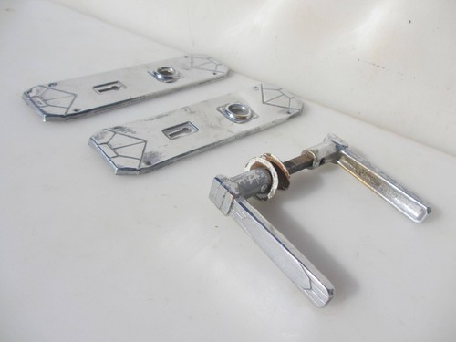 Vintage chromed brass - chromed, lever