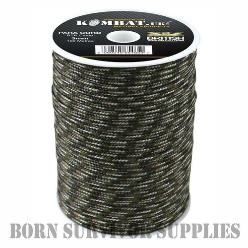 Btp camo paracord 100m - btp, roll