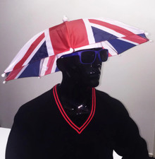 2 X Union Jack Umbrella Hat