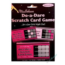 Pink & Black Dare Game Scratch