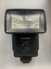 VINTAGE COBRA MULTI DEDICATED MD 250 FLASH LIGHT FOR DSLR CAMERA BLACK TESTED420