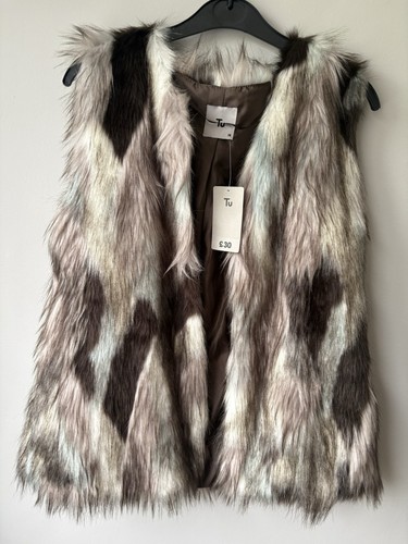 Y2k 2000s faux fur gilet - 2000s,