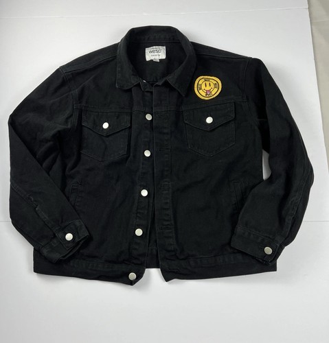 Wesc denim jacket black - jacket, y2k