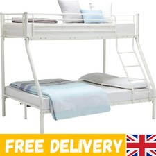 Elegant Panana Triple Bunk Bed in Black, White or Silver - Space-Saving Design