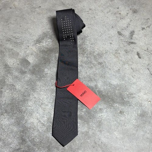 Hugo boss black silk skinny - black,