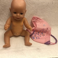 German Zapf Baby Doll Open/Close Blue Eyes Realistic 16 inches Articulated