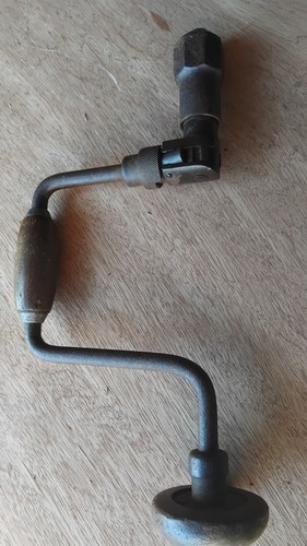 Vintage hand crank brace - vintage,