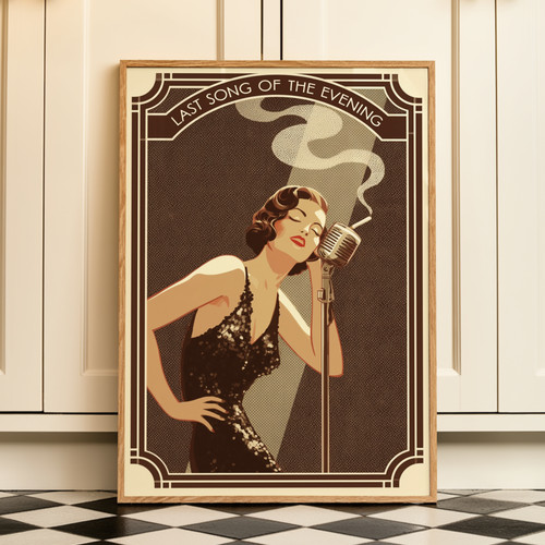 Vintage jazz lounge singer - lounge,