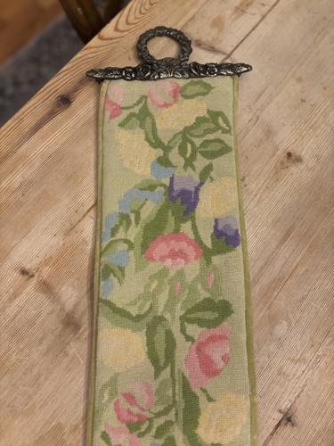 Vtg tapestry floral wool - tapestry,