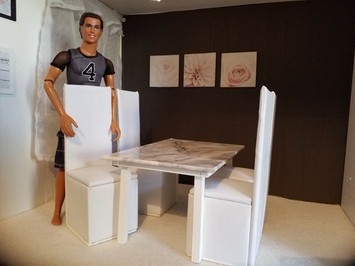 Dolls house dinning table - dolls,