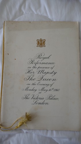 Royal performance programme - performance,