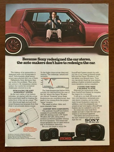 1982 sony soundfield car - 1982,