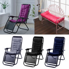 Garden Chair Cushion Swing Bench Pad Seat Cover Recliner Sun Lounger Cotton Pads