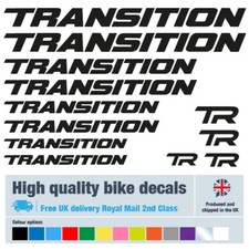 Transition new bike decals