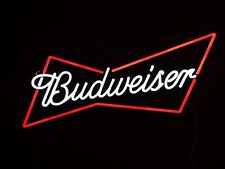 Large 80 x 30cm Budweiser Neon