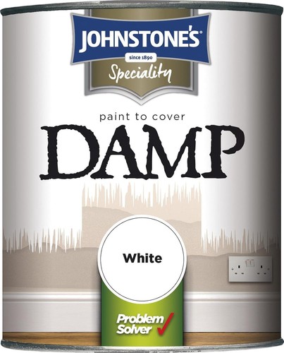 Damp proof paint white 750ml - damp,