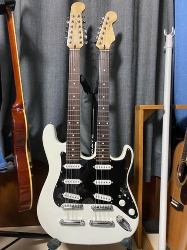 Double neck stratocaster - double,