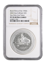 2023 UK £5 2oz Silver Proof