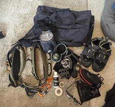 Climbing Gear - Including harness, shoes, belay glasses, chalk bag and more!