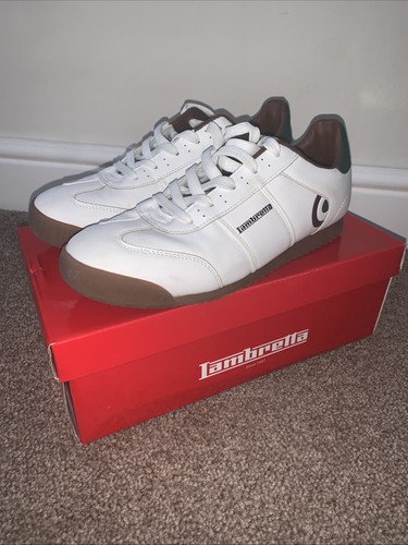 Lambretta tatem white trainers - tatem,