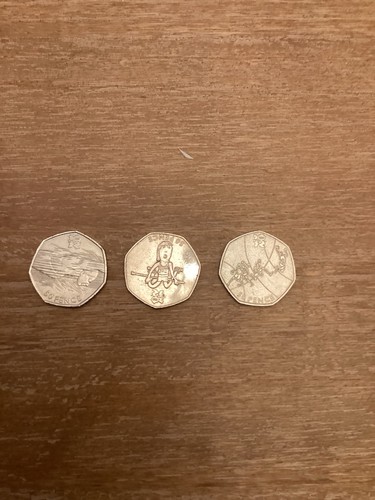 Olympic 50ps coin set piece - 50ps,