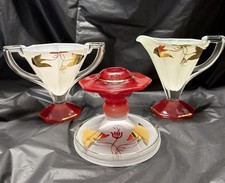 Indiana Glass Moderne Red