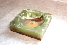 Vintage Large Green Marble Pub