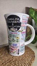 Dunoon Glencoe “English Grammar & Punctuation” Oversized Flare Top Mug