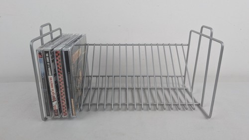Silver metal wire storage - cd,