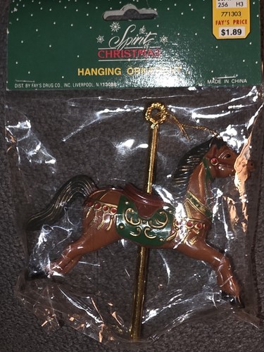 Vintage plastic new carousel - vintage,