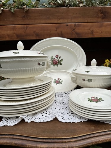 Wedgwood moss rose dinner set - wedgwood,