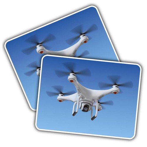 Vinyl sticker drone - 2x,