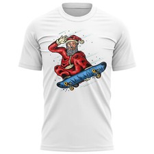 Unisex Santa Skateboard Skater