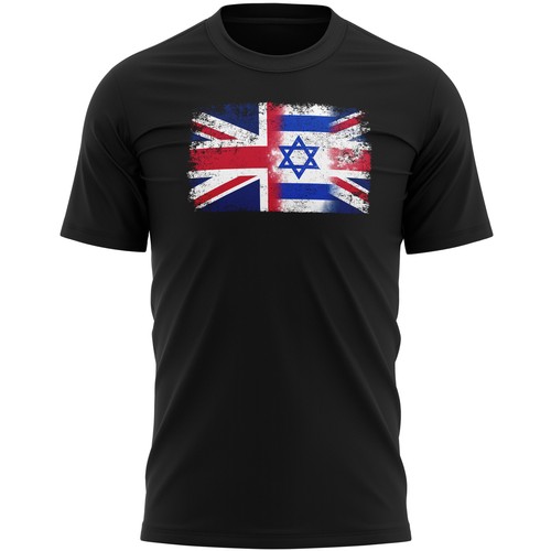 Israel union jack mens - union, t