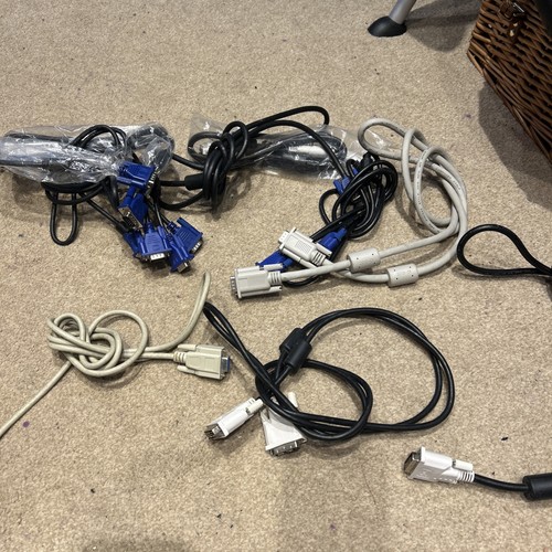 Bundle joblot monitor cables - joblot,