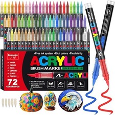 Acrylic Brush Marker 72