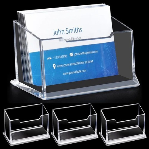 Clear acrylic business - clear,