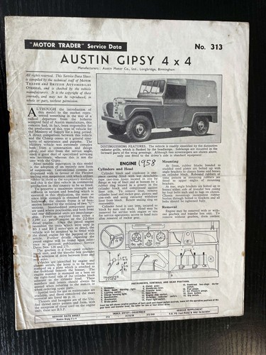 Austin gypsy 4x4 article taken - 4x4,