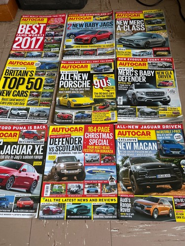 Autocar magazine joblot 9 - magazine,