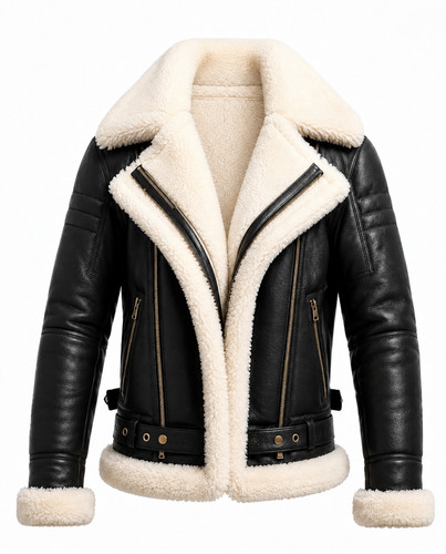 Men real leather - real, bomber