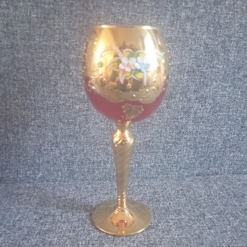 Vintage murano glass 24k gold - glass,