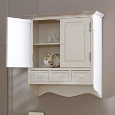 Cream Wall Mounted Cupboard