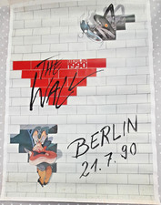 Genuine original Pink Floyd poster 1990 Berlin, Wall