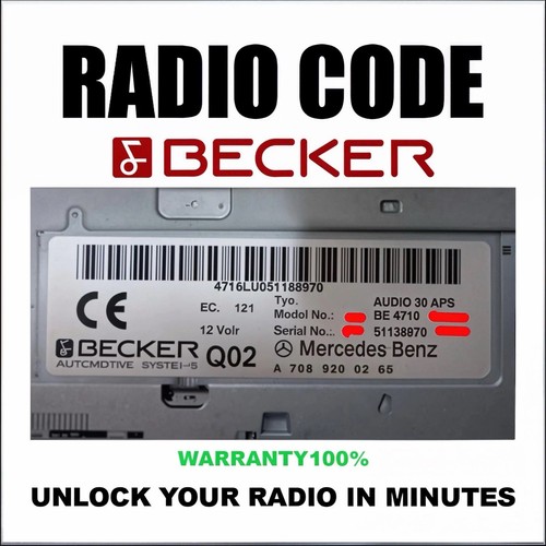 Mercedes becker harman radio - harman,
