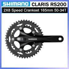 Shimano Claris FC-RS200 2x8 Speed Crankset 165mm 50-34T Road Bicycle Cycling