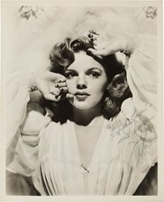JUDY GARLAND Signed Photograph