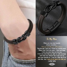 Mens infinity bracelet - mens,
