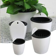 Self Watering Plant Flower Pot Wall Hanging Planter Garden Fence Plant Pots
