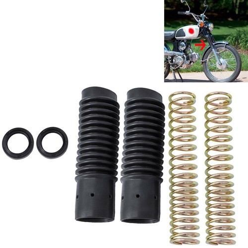 Front fork rubber boots spring - front,